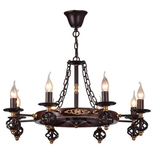 Подвесная люстра Arte Lamp Cartwheel A4550LM-8CK Подвесная люстра Arte Lamp Cartwheel A4550LM-8CK