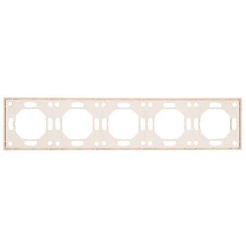 Рамка STEKKER, PFR00-5005-08 5-местная, серия Эмили, кашемир, soft touch фото 5