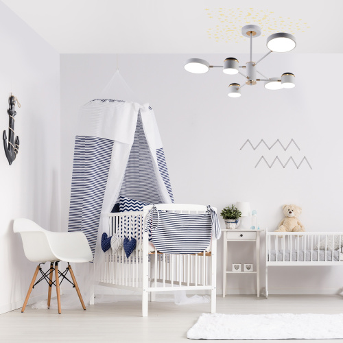 Светильник на штанге Escada 10255/6 LED*110W White/Gold фото 5 Светильник на штанге Escada 10255/6 LED*110W White/Gold фото 5