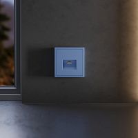 Накладка для розетки компьютерной RJ45 кат.6, S70 (деним) Voltum VLS001315