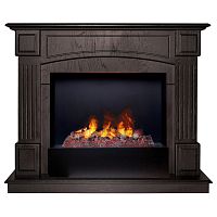 Каминокомплект CAROLINA/БОСТОН Арабика с очагом Электроочаг CASSETTE/КАССЕТА 630 С ДРОВАМИ