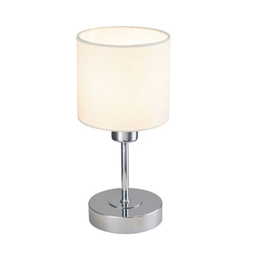 Настольный светильник Escada 1109/1 E14*40W Chrome/Beige фото 3 Настольный светильник Escada 1109/1 E14*40W Chrome/Beige фото 3