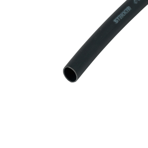 HSTG-642-100BK Термоусадочная трубка клеевая 6,4/2,0 длина 100 см., усадка 3:1, черный фото 4