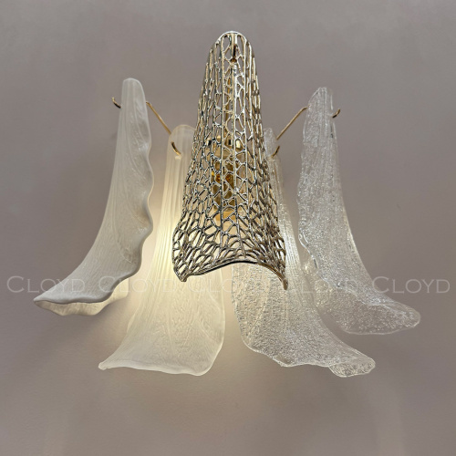 Бра Cloyd WASABI W2 / выс. 33 см - керамика - золото (арт.20406) фото 4