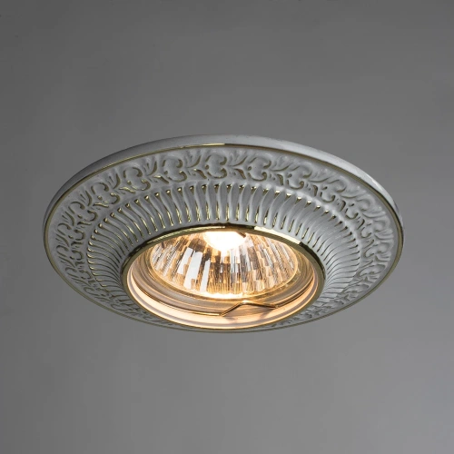 Точечный встраиваемый светильник Arte Lamp OCCHIO A5280PL-1WG фото 2