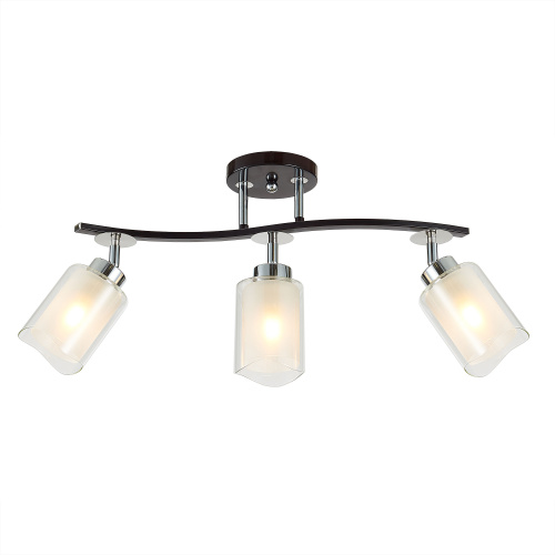 Citilux Фортуна CL156132 Люстра с поворотными плафонами Венге Хром Citilux Фортуна CL156132 Люстра с поворотными плафонами Венге Хром