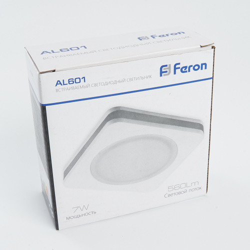 Светодиодный светильник Feron AL601 встраиваемый 7W 4000K белый фото 5