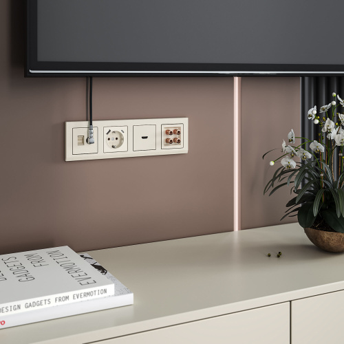 Акустическая розетка (слоновая кость) W1185003 фото 4 Акустическая розетка (слоновая кость) W1185003 фото 4