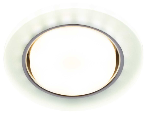 Светильник встраиваемый cо светодиодной подсветкой ЭРА DK LD51 FR под лампу GX53 белый матовый Б0057465 фото 7