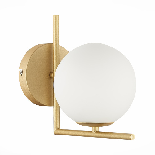 SL1148.301.01 Светильник настенный ST-Luce Латунь/Белый G9 1*5W CODDA фото 2