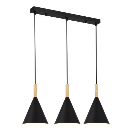 SLE1255-403-03 Светильник подвесной Черный/Черный E27 3*40W ARKET фото 3 SLE1255-403-03 Светильник подвесной Черный/Черный E27 3*40W ARKET фото 3