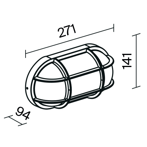 Уличный настенный светильник Outdoor O449WL-01GF1 фото 3