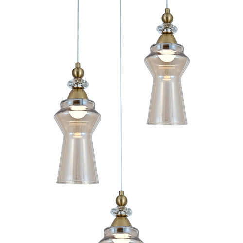 Подвесной светильник 11077/3P Brass фото 3 Подвесной светильник 11077/3P Brass фото 3