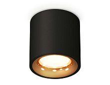 Комплект накладного светильника Ambrella light Techno Spot XS7532024 SBK/PYG черный песок/золото желтое полированное (C7532, N7014)