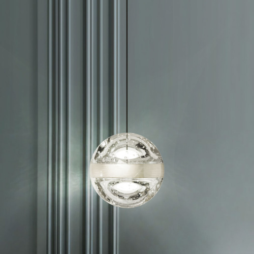 Подвесной светильник MD23030088-1A nickel/clear фото 3