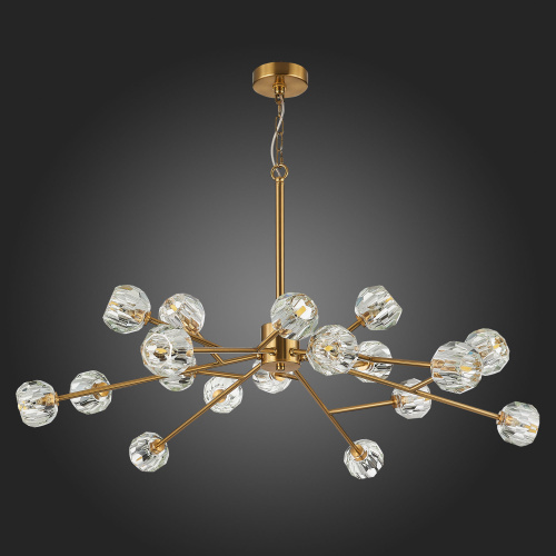 SL1166.303.18 Светильник подвесной ST-Luce Латунь/Прозрачный G9 LED 18*5W ROMANO фото 6