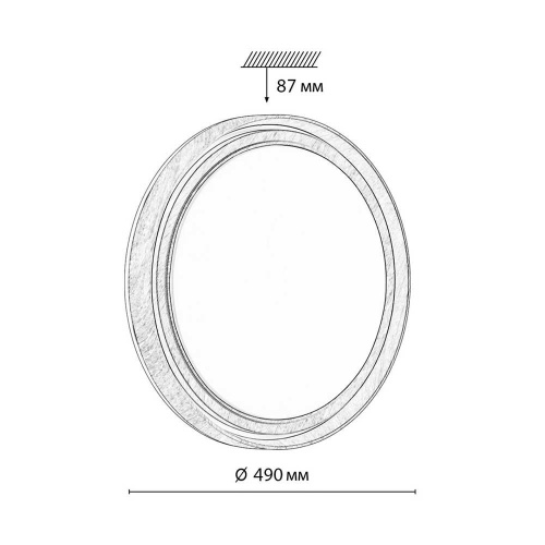 Настенно-потолочный светильник Sonex RUX WOOD 7640/EL фото 8
