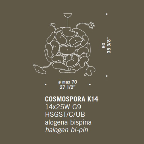 Люстра Cosmospora фото 2