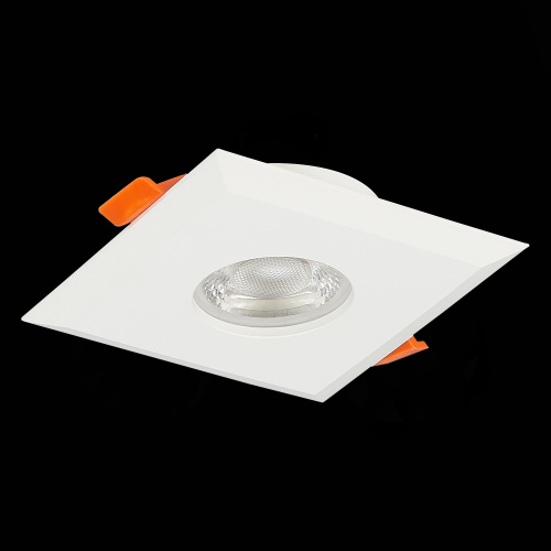 ST204.508.01 Св-к встр. Белый GU10 1*50W  L94xW94xH25 220V Без ламп Встраиваемые светильники фото 7