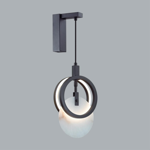 5422/17WL HIGHTECH ODL_EX25 083 черный/металл/алебастр Настенный светильник LED 17W 3000K 986Лм MERCURY фото 5