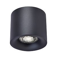 ST761.443.10 Светильник потолочный черный LED 1*10W 4000K 530Lm Ra 36° IP20 D80xH70 170-240VV Накладные светильники