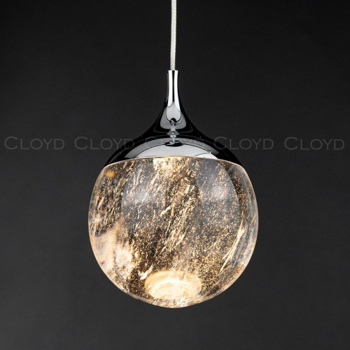 Подвесной светильник Cloyd COPERNIC P1 / Ø10 см - хром (арт.11563) Подвесной светильник Cloyd COPERNIC P1 / Ø10 см - хром (арт.11563)