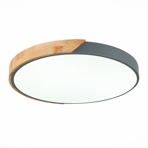 SLE200972-01 Светильник потолочный Серый, Светлое дерево/Белый LED 1*45W 3000K/4000K/6000K FESTA фото 11