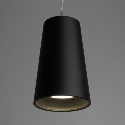 Светильник потолочный Feron ML1858 Barrel BELL levitation на подвесе1,7 м ,MR16 35W 230V, черный фото 6