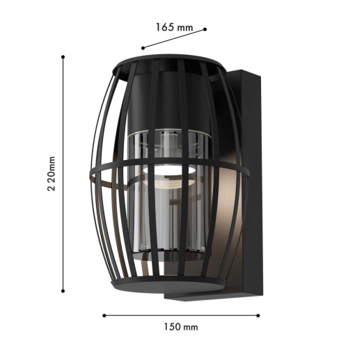 Уличный настенный светильник Favourite Keg 4849-1W фото 2