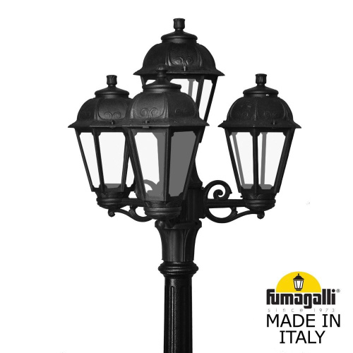 Fumagalli Садово-парковый фонарь FUMAGALLI ARTU BISSO/SABA 3+1 K22.158.S31.AXE27 фото 2 Fumagalli Садово-парковый фонарь FUMAGALLI ARTU BISSO/SABA 3+1 K22.158.S31.AXE27 фото 2