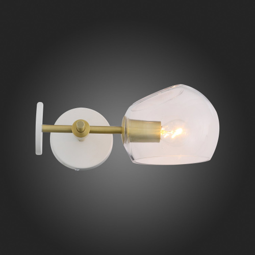 SL434.201.01 Бра ST-Luce Латунь/Прозрачный E14 1*40W CALMARE фото 3