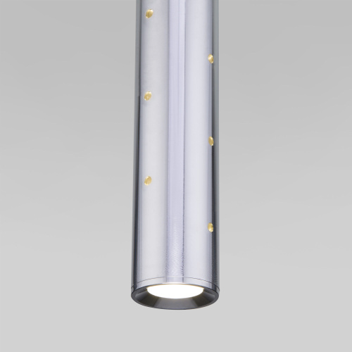 Подвесной светодиодный светильник 50214/1 LED хром фото 3