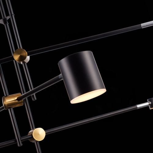 SL1604.432.06 Светильник потолочный ST-Luce Черный, Латунь/Черный LED 6*5W 3000K RODRIGO фото 12