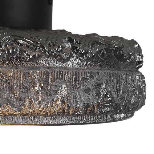 SL6143.412.01 Светильник потолочный ST-Luce черный/дымчатый LED 1*15W 4000K ANTIKE фото 2 SL6143.412.01 Светильник потолочный ST-Luce черный/дымчатый LED 1*15W 4000K ANTIKE фото 2