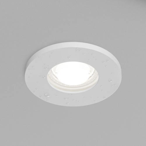 DK2036-WH Встраиваемый светильник влагозащ., IP 44, до 15 Вт, GU10, LED, белый, алюминий фото 4