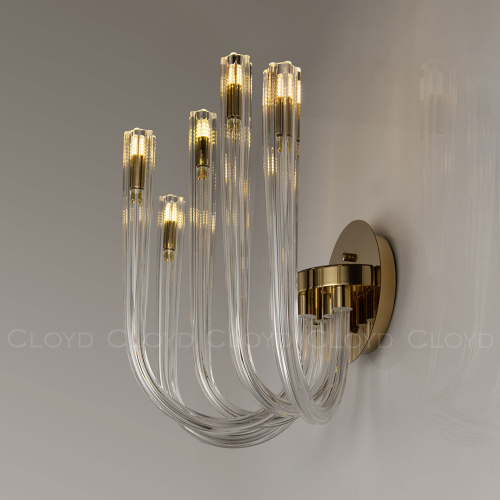 Бра Cloyd AEDA W5 / шир. 35 см - золото (арт.20477) фото 2