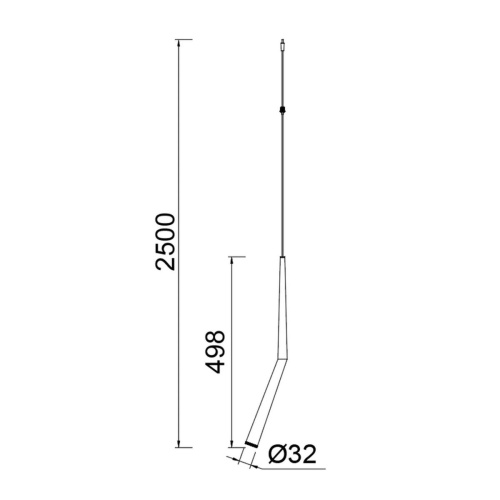 Подвесной светильник Mantra Boomerang 9356+9245 (1L) фото 6