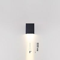 7188/5WL NATURE ODL26 Фасадный светильник черный/металл IP65 LED 1*5W 3000K 8° 85-265V ARROW