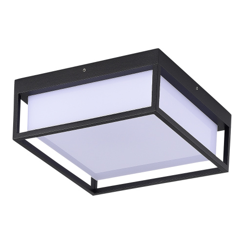 SL9517.402.01 Светильник уличный потолочный ST-Luce черный/белый LED 1*20W 3000K/4000K/5000K CUBO фото 3