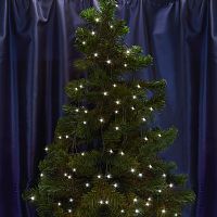 Светодиодная гирлянда Feron CL93 15 веток (5м) + 6м 230V белый c питанием от сети