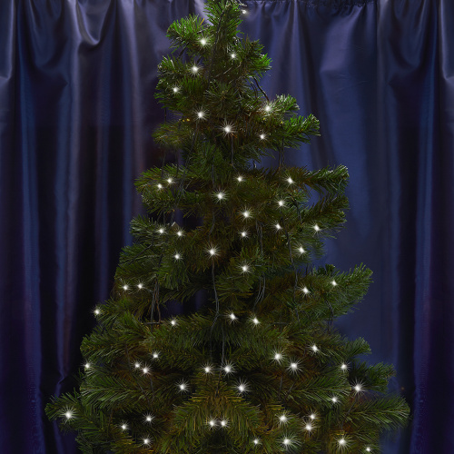 Светодиодная гирлянда Feron CL06 линейная 20м + 3м 230V 5000К,c питанием от сети, контроллером, зеленый шнур