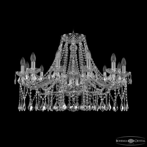 Люстра хрустальная 1413/12/300 Ni Leafs Bohemia Ivele Crystal (Богемия Ивеле Кристалл) Люстра хрустальная 1413/12/300 Ni Leafs Bohemia Ivele Crystal (Богемия Ивеле Кристалл)