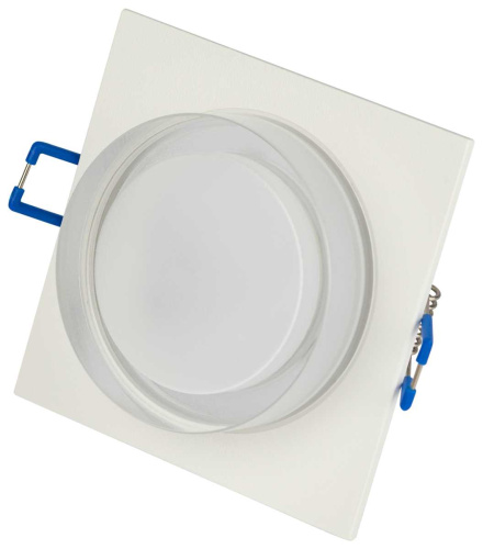 Светильник встраиваемый декоративный ЭРА DK108 WH под лампу MR16 GU5.3 белый Б0058398 фото 4