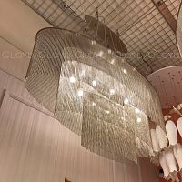 Люстра Cloyd ONASSIS C10 / шир. 100 см - никель сатин (арт.11462)