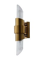 Crystal Lux Бра Crystal Lux JUSTO AP2 BRASS