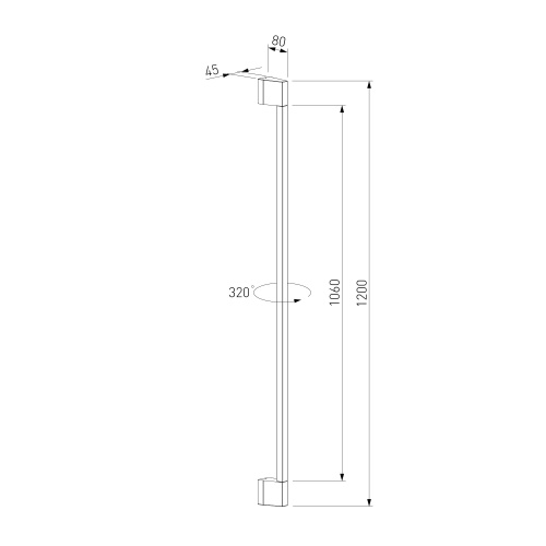 Уличный настенный поворотный светильник Argos 3000K черный 35121/D черный фото 2