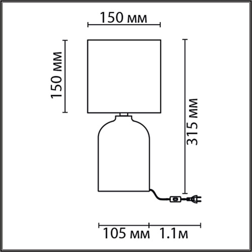 8220/1T MODERNI LN26 495 сиреневый, керамика/текстиль Настольная лампа Е27 1*60W 220V NIANA 8220/1T MODERNI LN26 495 сиреневый, керамика/текстиль Настольная лампа Е27 1*60W 220V NIANA