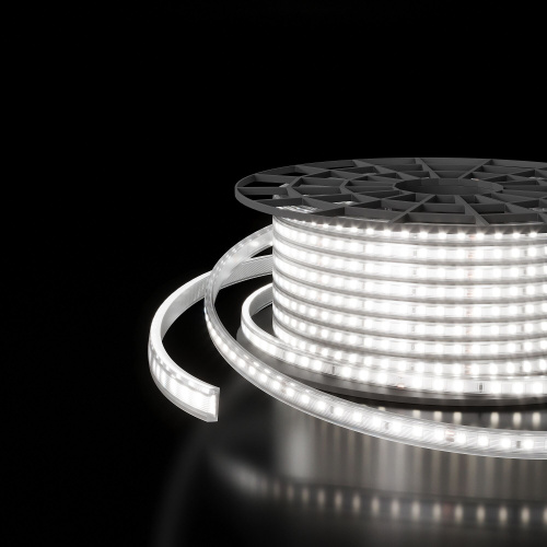 Светодиодная лента двухрядная Premium 220 В 18 Вт/м 180 Led/м 2835 IP65, холодный белый 6500K, 50 м LS011 220V Светодиодная лента двухрядная Premium 220 В 18 Вт/м 180 Led/м 2835 IP65, холодный белый 6500K, 50 м LS011 220V