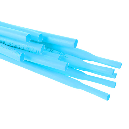 Термоусадочная трубка STEKKER 4,0/2,0 мм, длина 100 см., усадка 2:1, синий HST-420-100BL фото 5