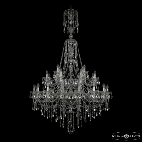 Люстра хрустальная 1415/16+8+4/400/XL-185/2d Ni Люстра хрустальная 1415/16+8+4/400/XL-185/2d Ni